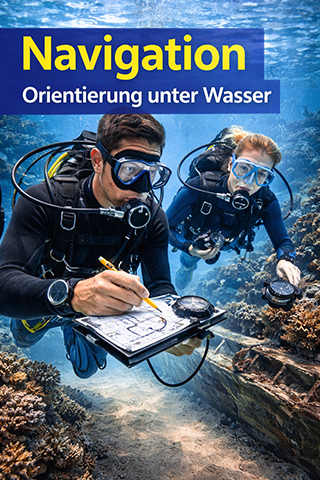 tauchen lernen, navigation